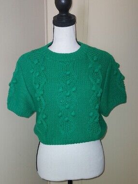 Sincerely Ours Emerald Green Knit Sweater